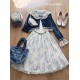 Cat Romance Cellophane Candy Wrapper Dotted Tulle and Velvet Cardigan(3rd Reservation/6 Colours/Full Payment Without Shipping)